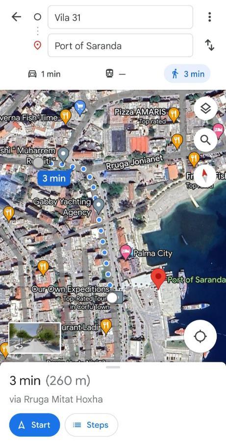 Vila 31 Saranda Zewnętrze zdjęcie